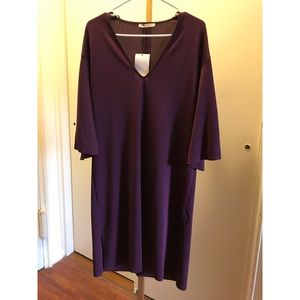 Zara trafaluc purple dress